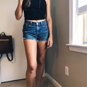 Levi’s denim cutoffs